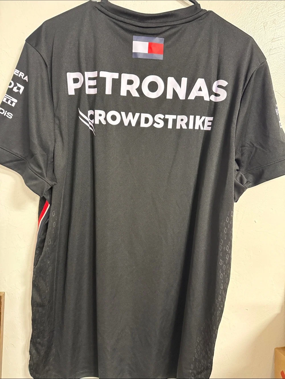 Mercedes AMG Petronas Black Team Shirt with Red & White Accents XL - Picture 4 of 4